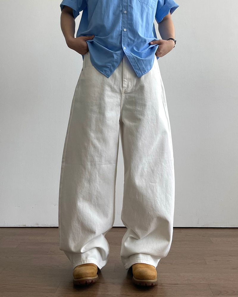 Wis White Denim Pants