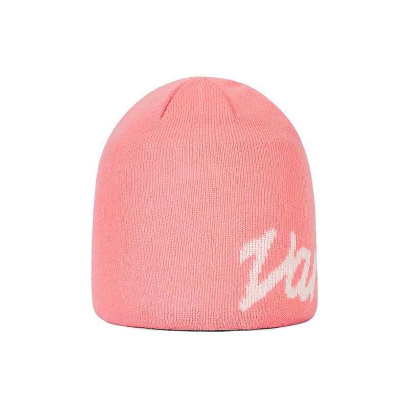 New Wave Varzar Jacquard Beanie Pink