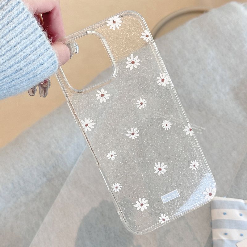 Summer Blue Flower Mirror Stand iPhone Case