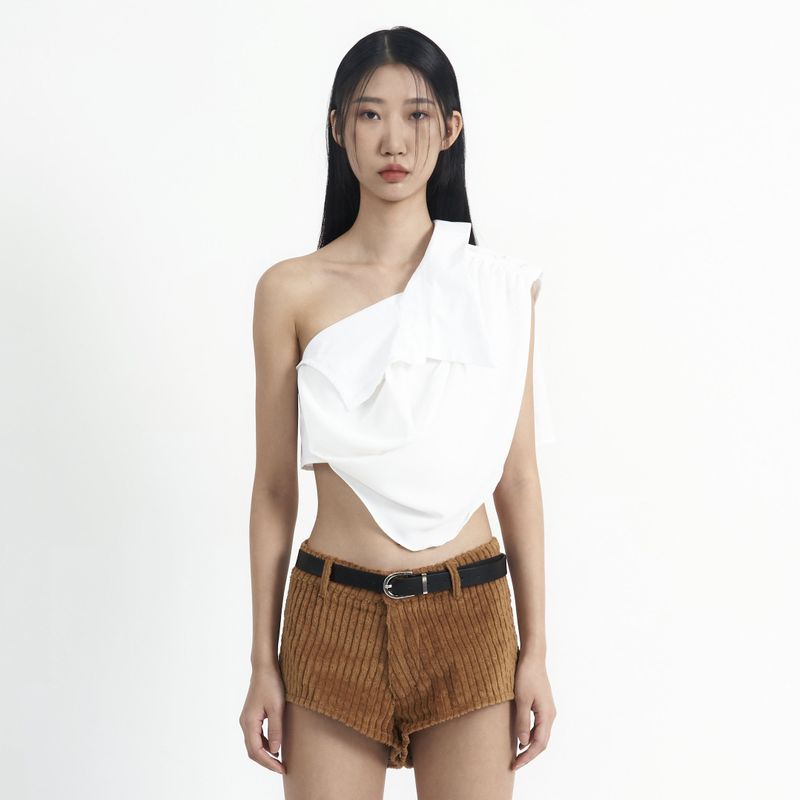 Unballanced Collar Top