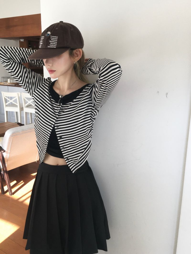 Formal Layered Pleated Skirt Pants (2c)