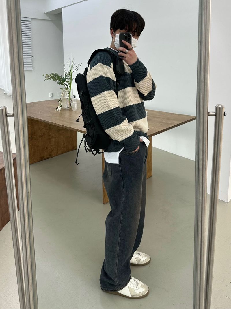 [BEST]CANDY DAILY DANGARA ROUND KNIT(8COLOR)
