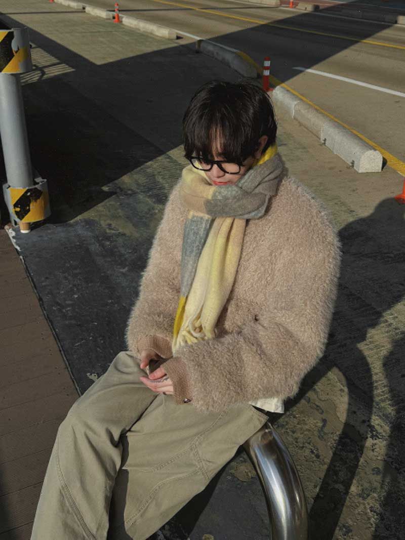3 TAP Schnauzer Fur Tweed Jacket (2color)