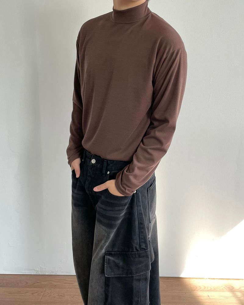 Winter mockneck knit