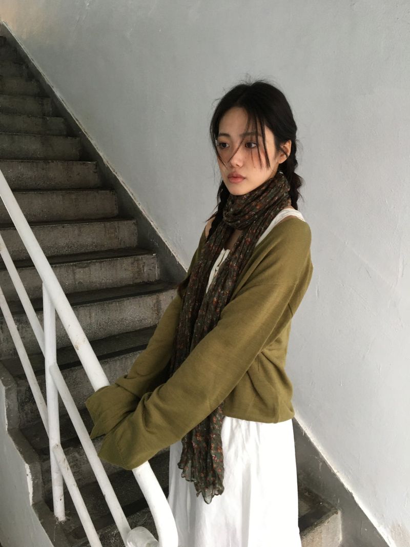 Sunday V-neck Knit (4color)