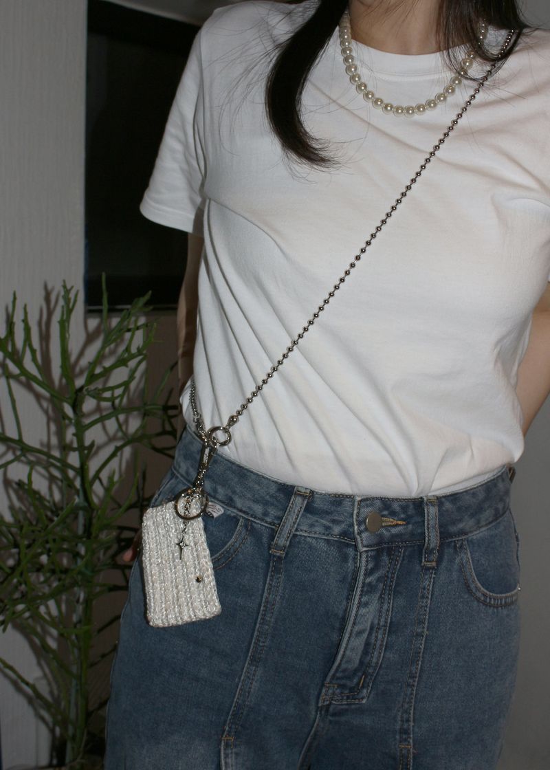 button card wallet (white)