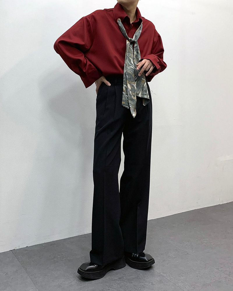 MO Marvel Scarf Eyelet Shirt (3 colors)
