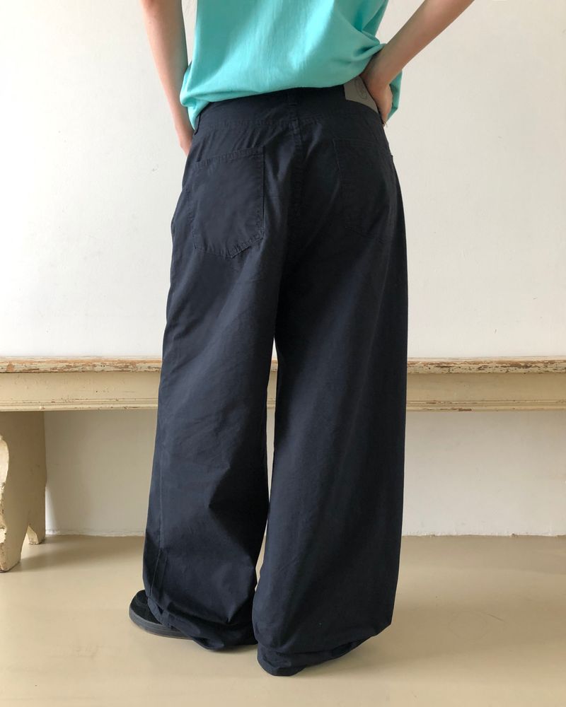 Hichel Washed Wide Pants