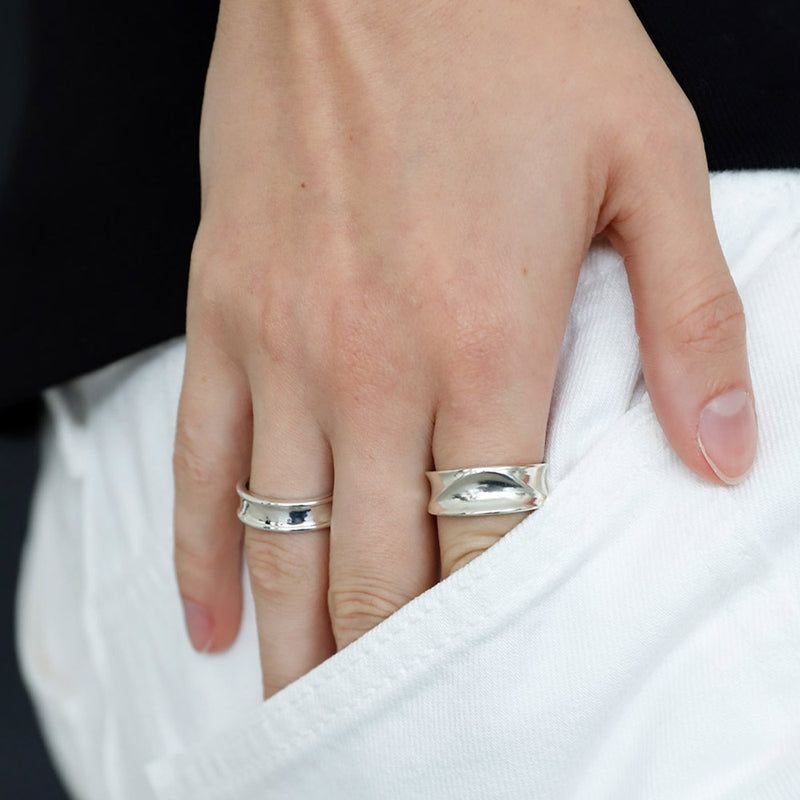 FLIT（フィリット）の「SAND DUNE RING (M) (SILVER)（Accessories）」