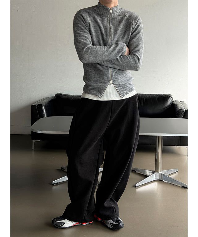 [기모] Wide corduroy sweat pants(4color)