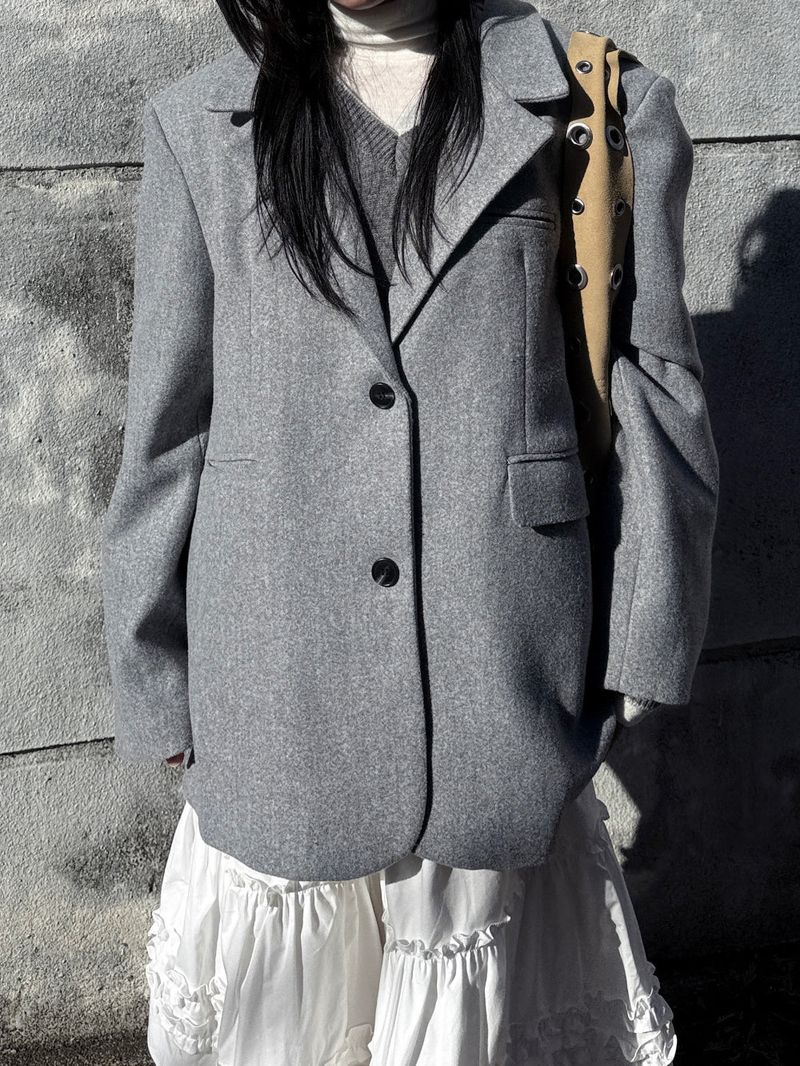  RELAXED WOOL JACKET