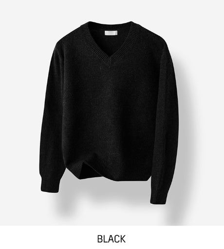 Lido Wool V-neck Crop Knit