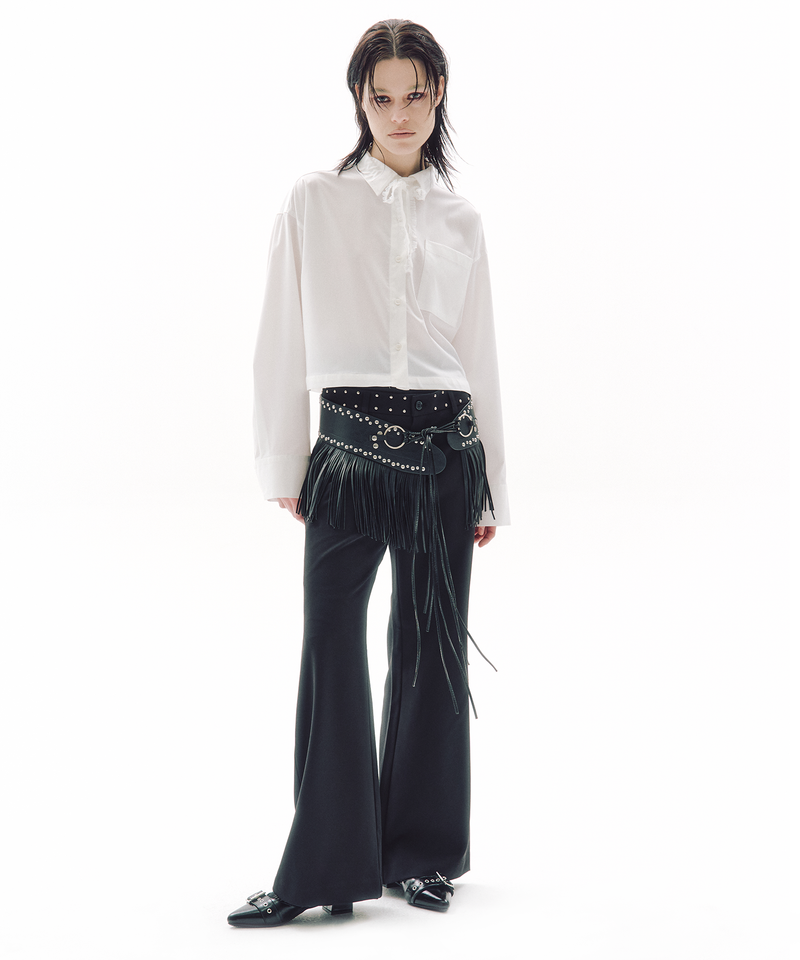 RIVET LINE BOOTCUT SLACKS