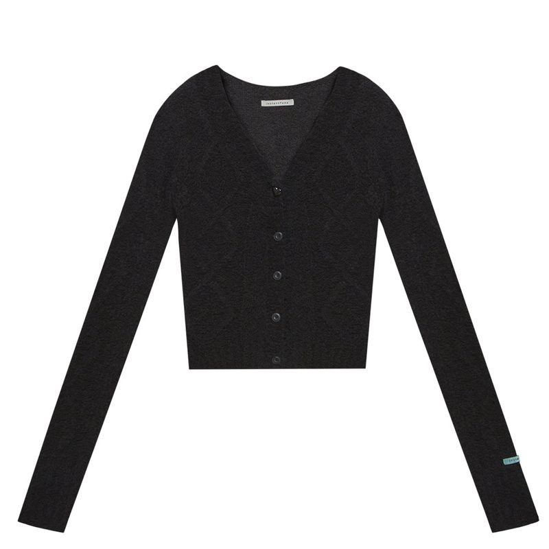 INSTANTFUNK（インスタントファンク）の「Off-the-shoulder V-neck cardigan（）」