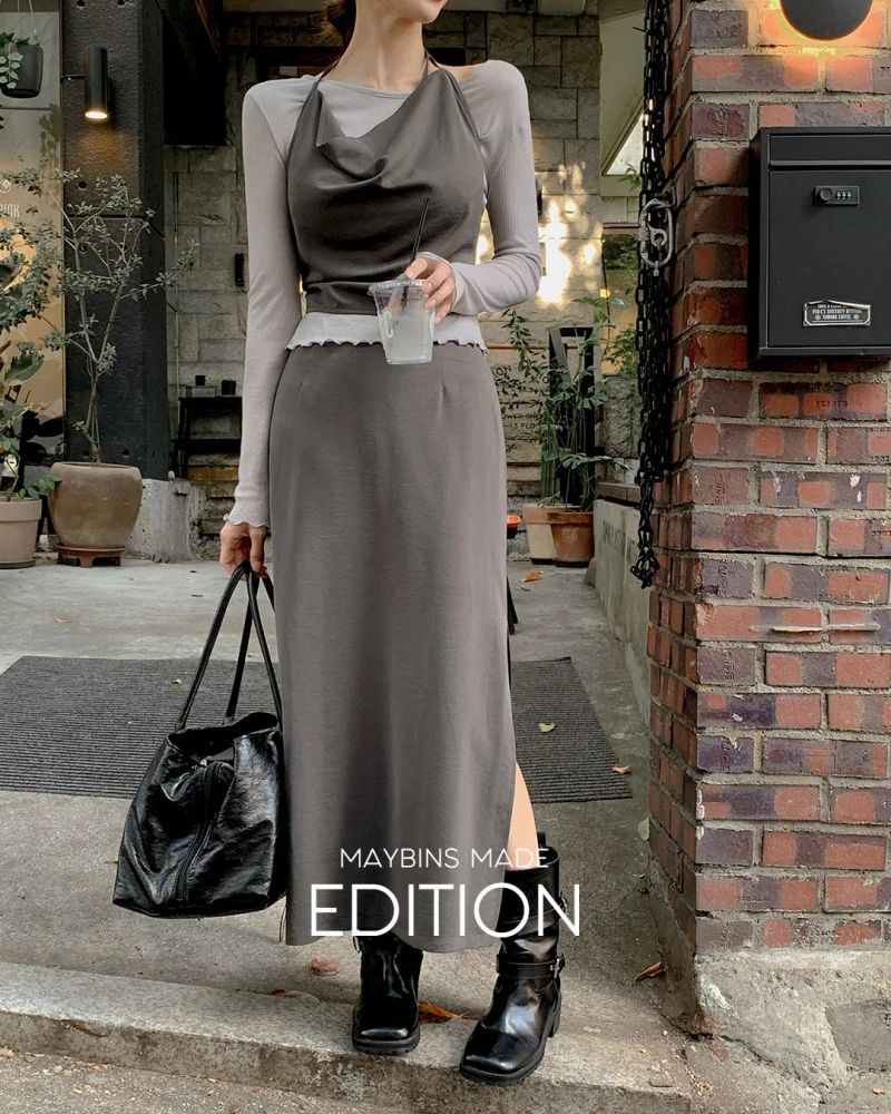 MADE. Muze bustier & long skirt set