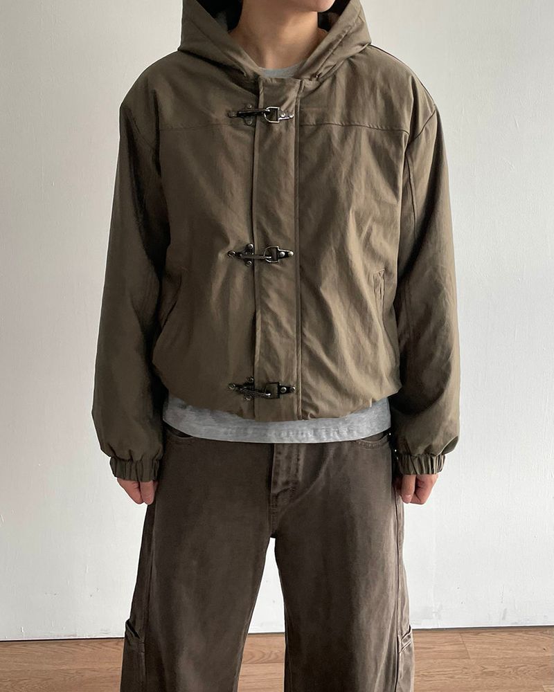 Fireman Buckle Hooded Jumper