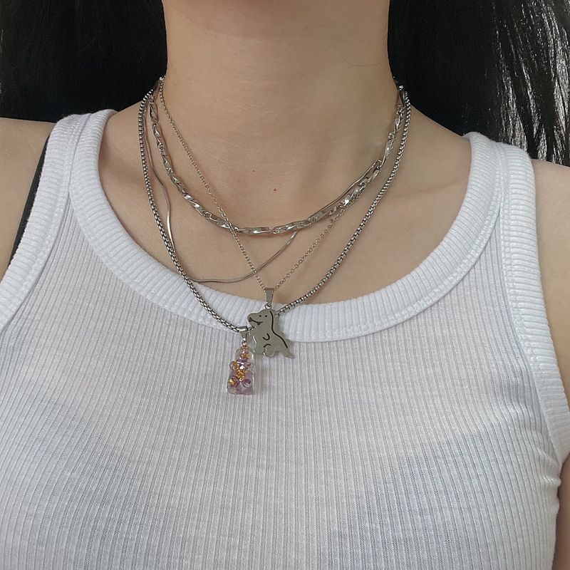 MADE dinosaur Necklace