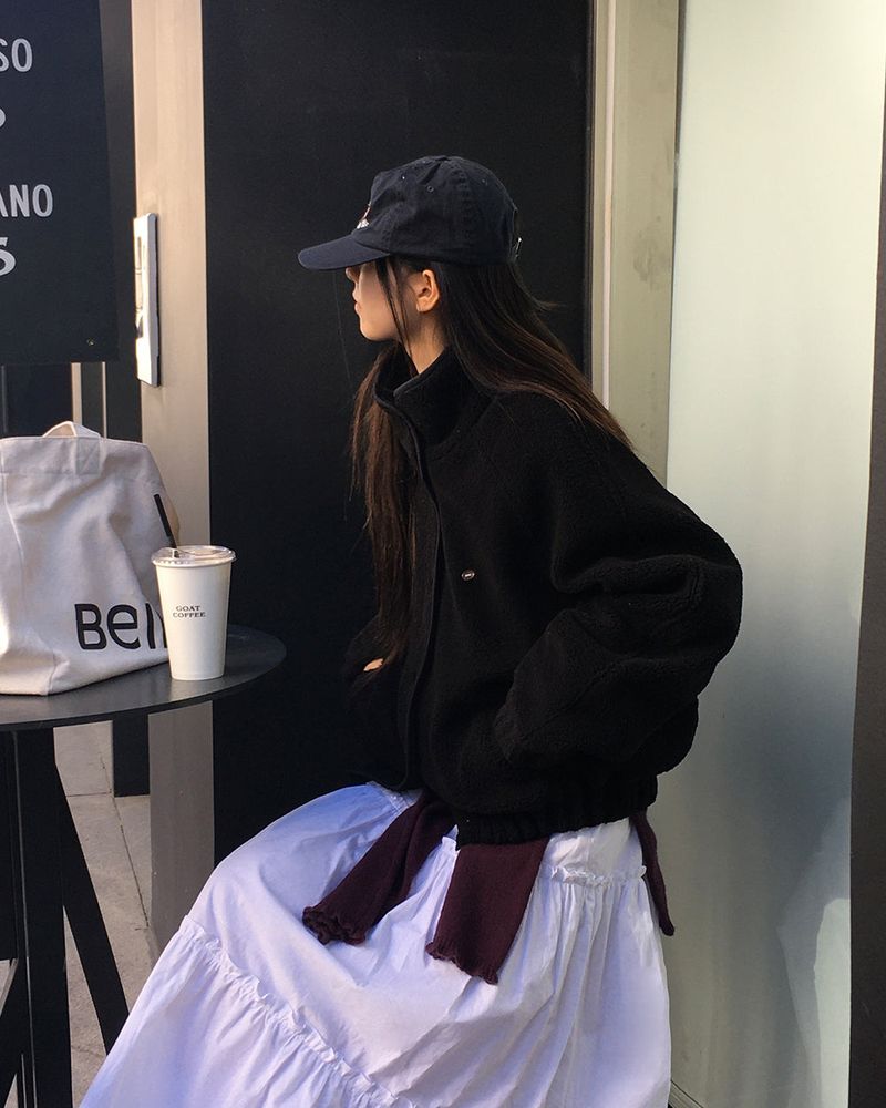 [ORIGINAL] Cable Wool Fleece Jumper