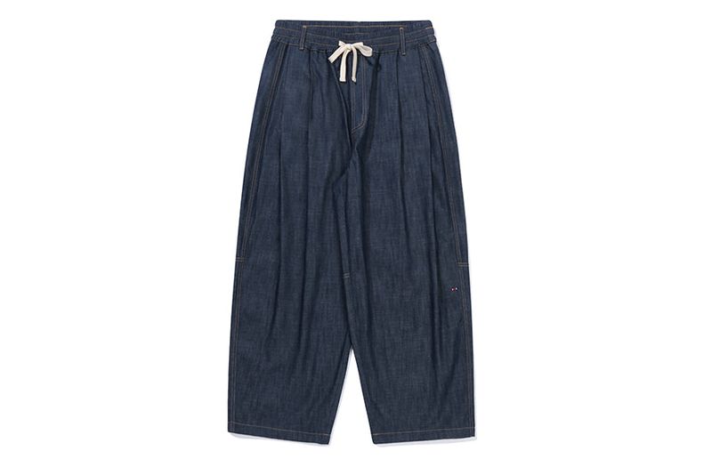 BALLOON COTTON PANTS_BLUE