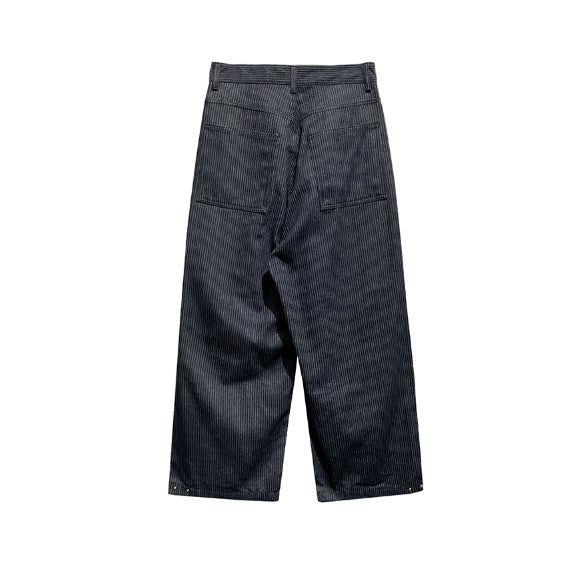 Pay wide pintuck striped denim
