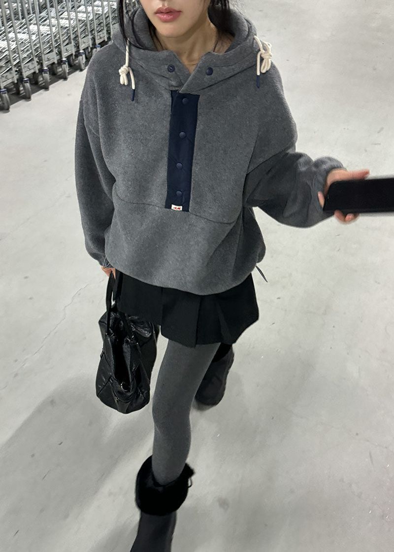 FLEECE HOOD ANORAK