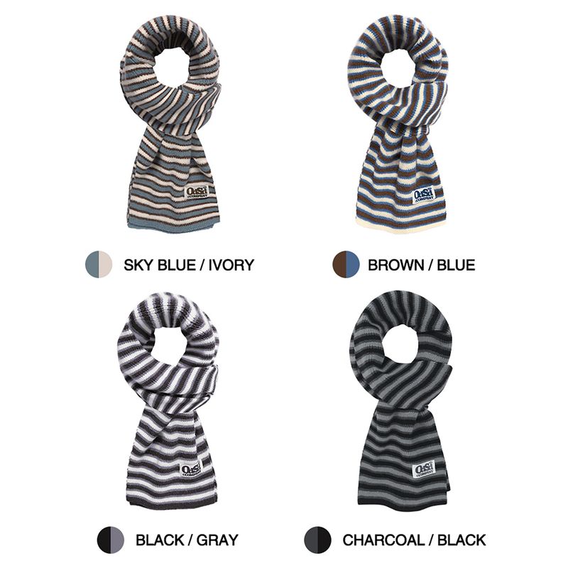 Odsd Stripe Knit Muffler - 6COLOR