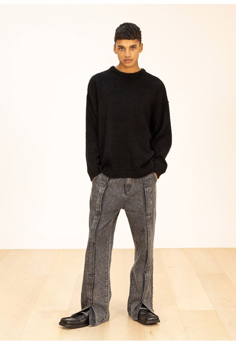 WOOL SOFT MOHAIR OVERSIZED KNIT