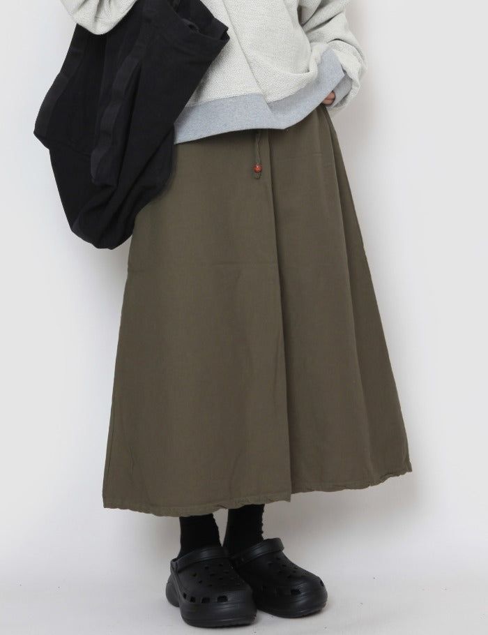 nutellike（ヌテールライク）の「basic linen long skirt（Skirts）」