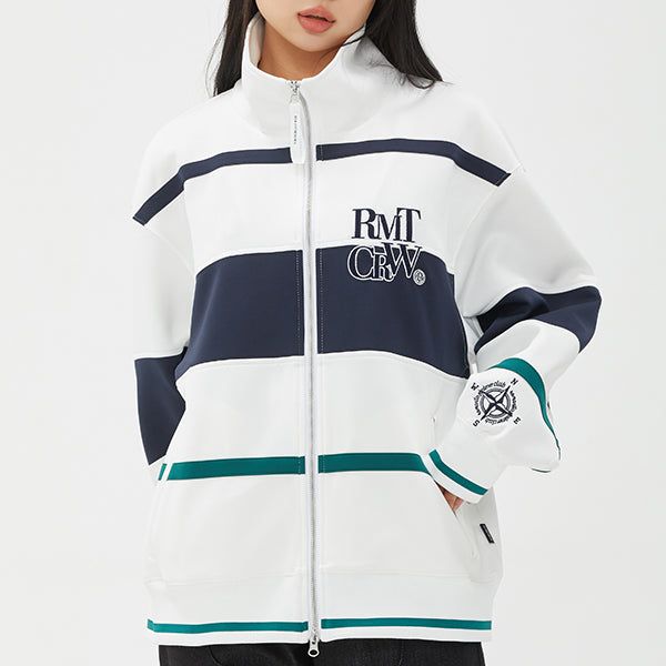 ROMANTIC CROWN（ロマンティッククラウン）の「RC STRIPE JERSEY_WHITE（Tops）」