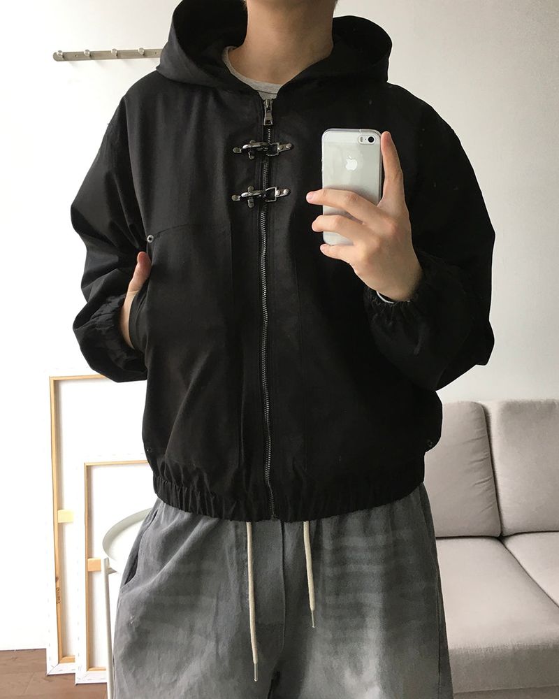Hachi Buckle Hood Jumper