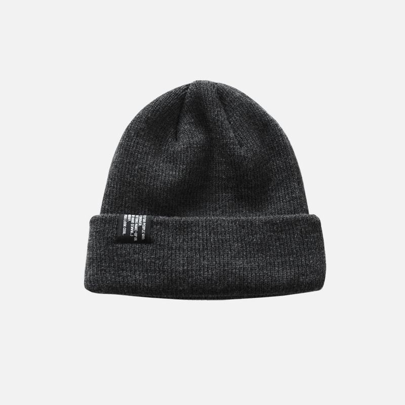 EAR WARMER BEANIE (CHARCOAL)