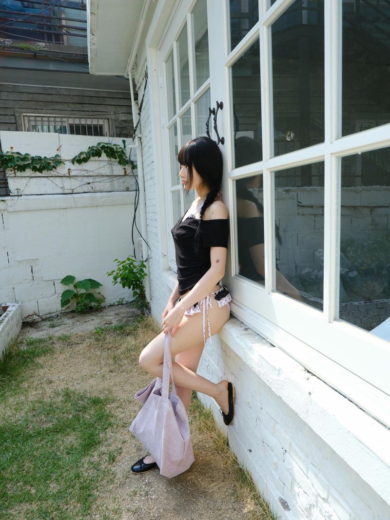 floral tote bag