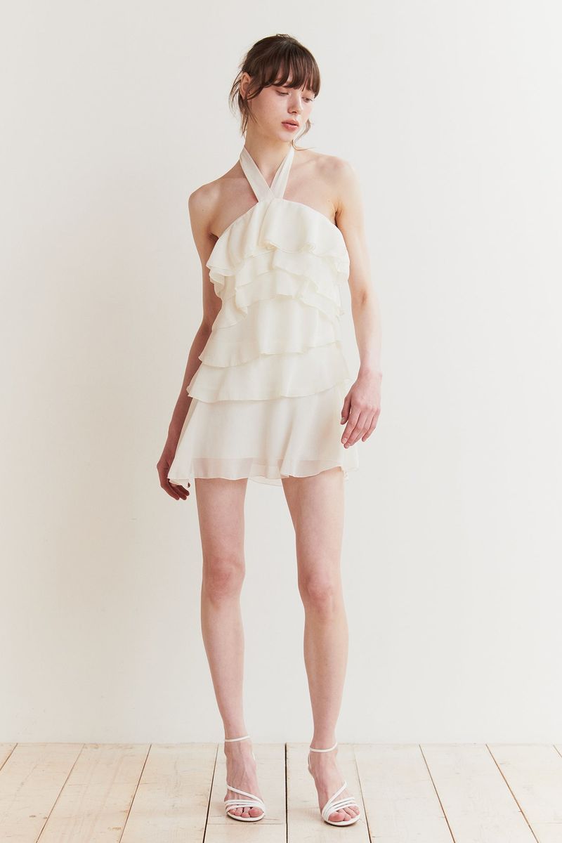 BALLON DRESS ivory