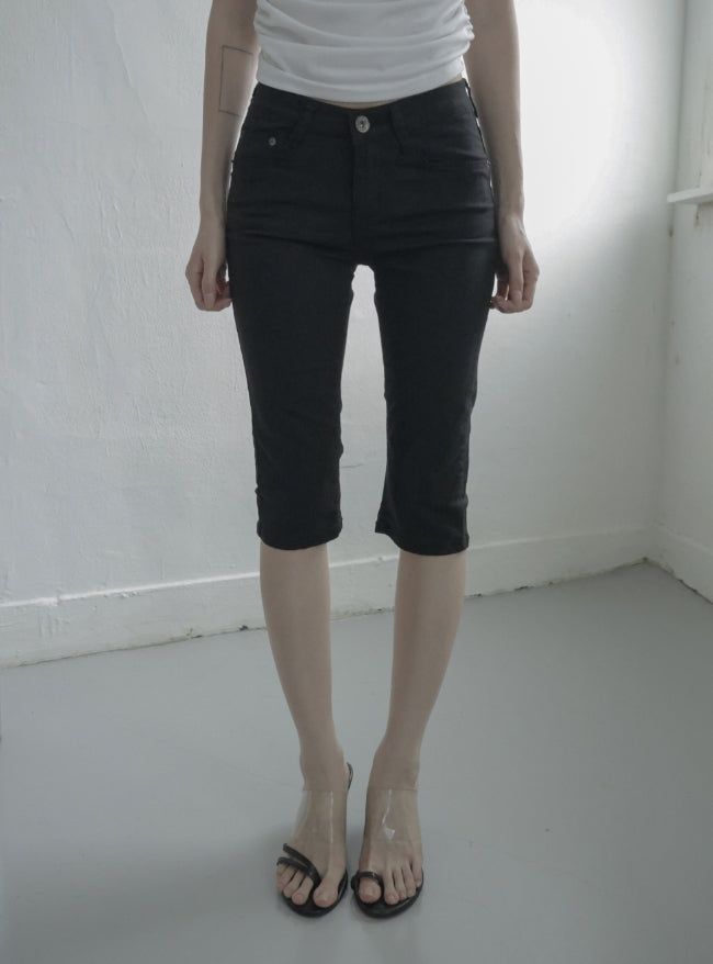 mnem（ムネム）の「Rick Lens Cotton Capri Pants（Pants）」