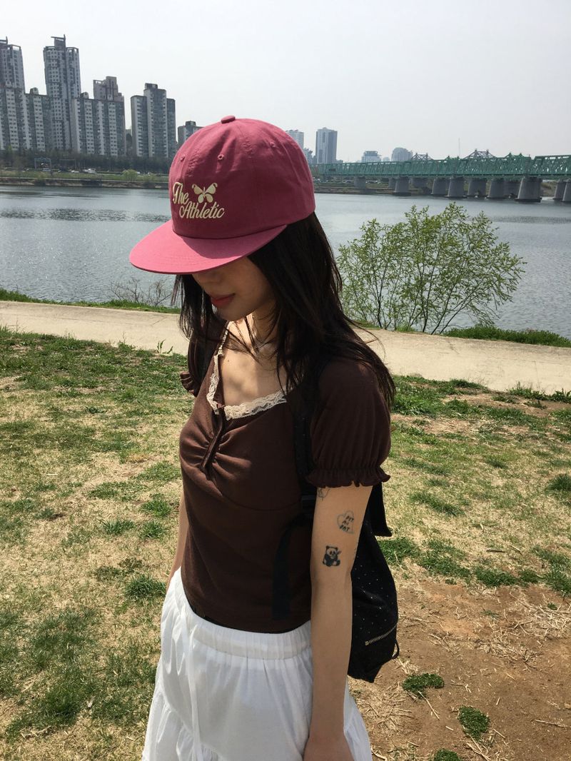 Lace shirring short sleeve(4color)