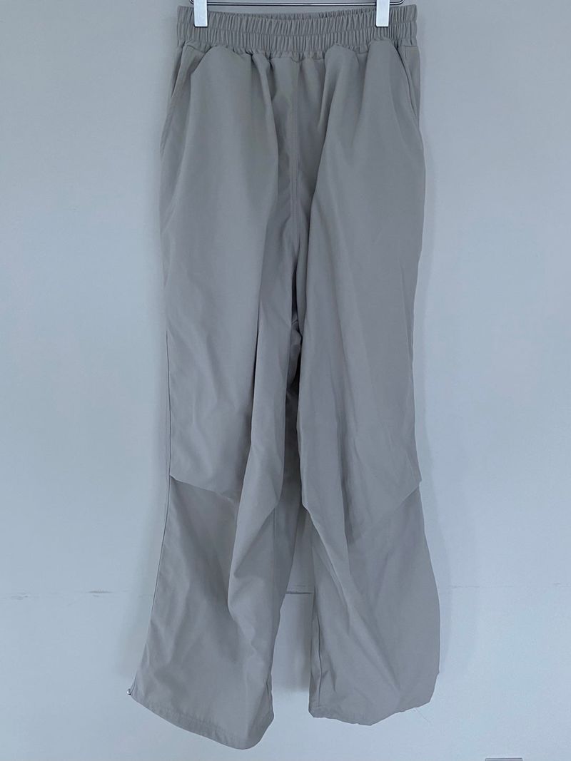 Offbeat Silver Ring Nylon Balloon Pants 2C
