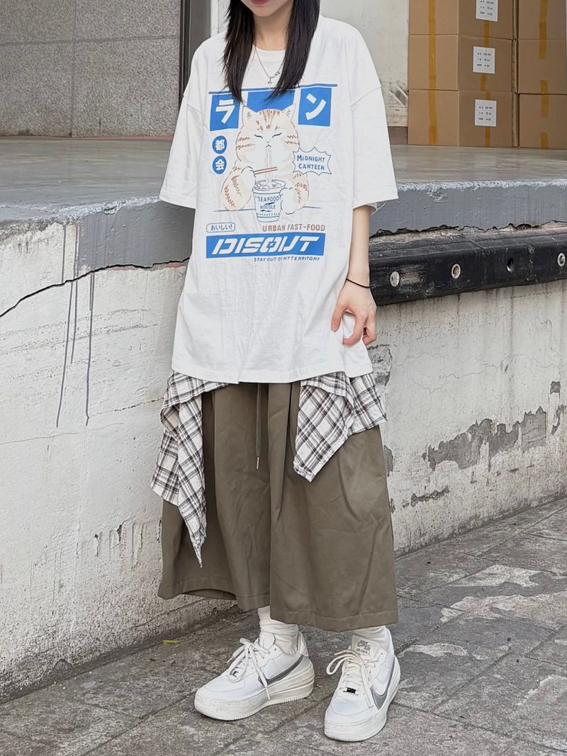 noodle cat t-shirt