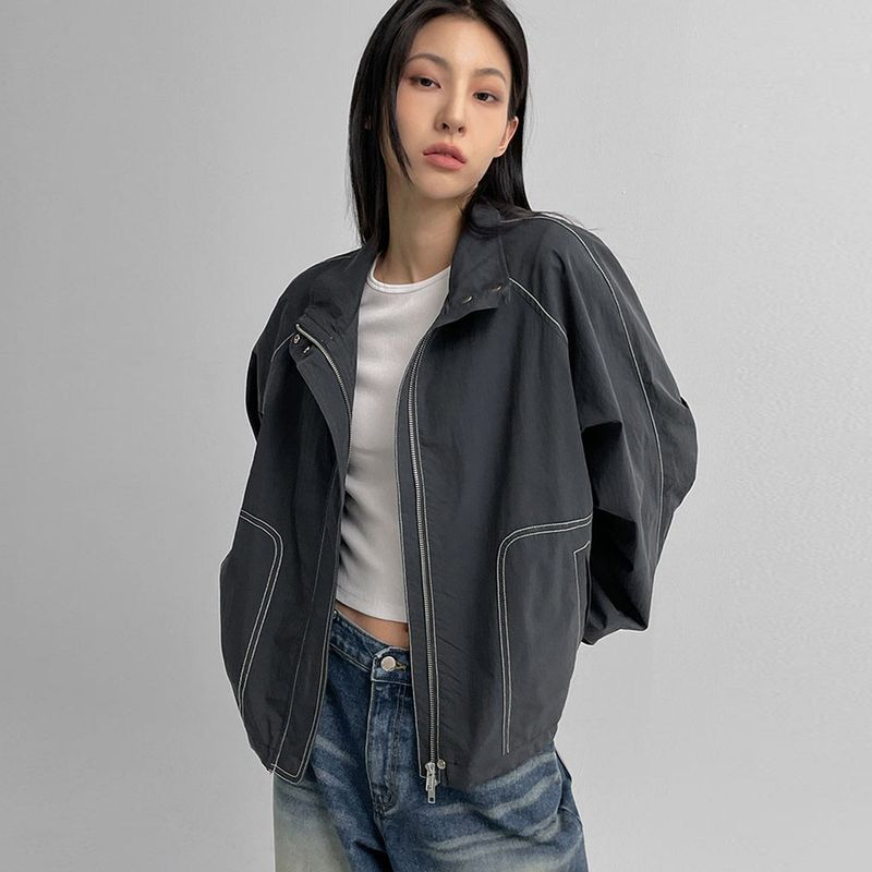 BLACKUP（ブラックアップ）の「[MADE] Collins Stitch Windbreaker（Jackets/Outerwear）」