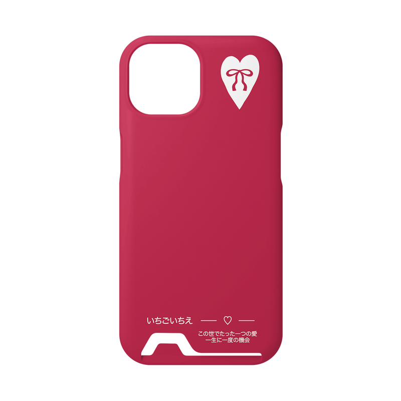 mi ❤︎ littleboutique（ミ❤︎リトルブティック）の「ICHIGOICHIE Card Pocket Case - RED（Smartphone Accessories）」