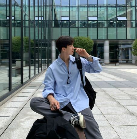 Wonderant Basic Semi-Over Shirt