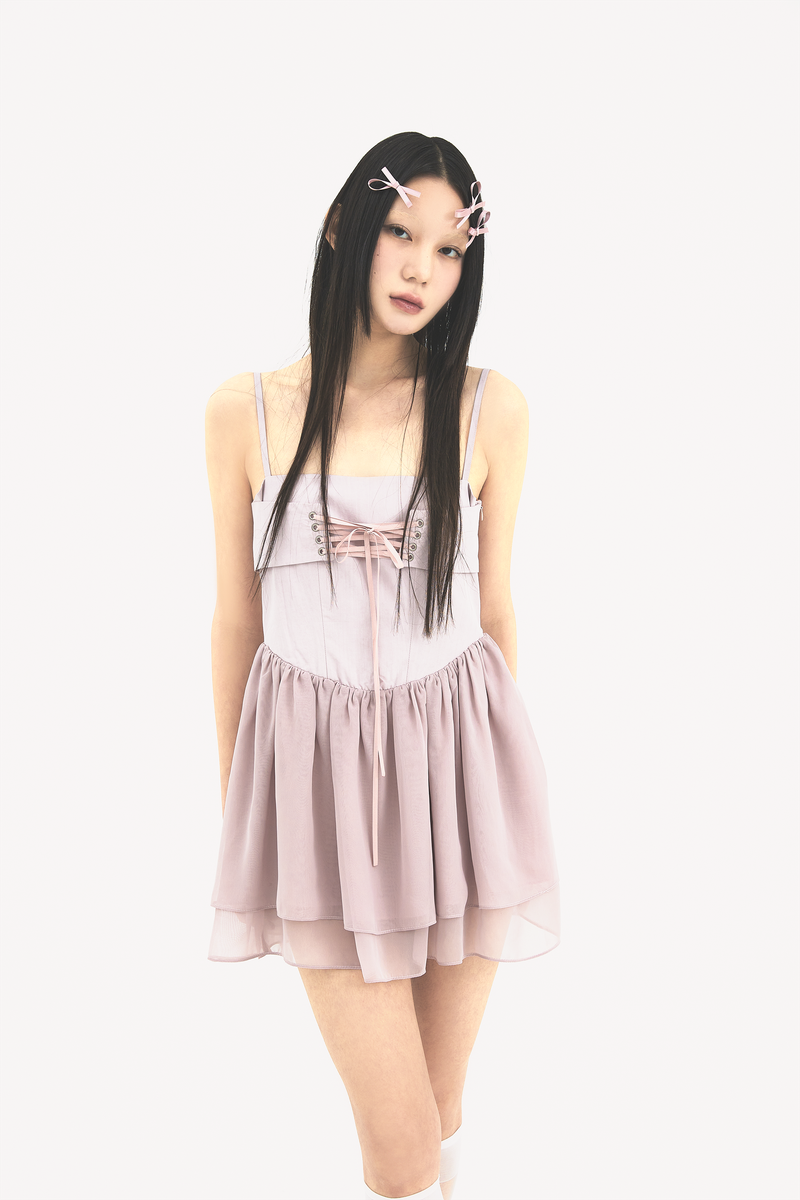 Bustier dress Pink