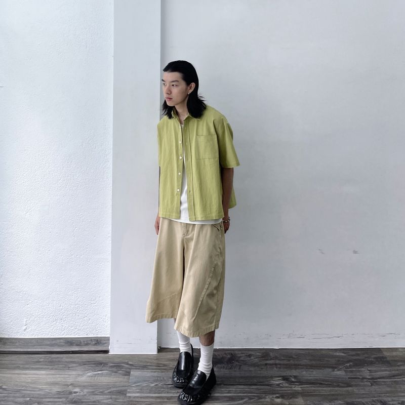 Haze Leaf Textured Shirt