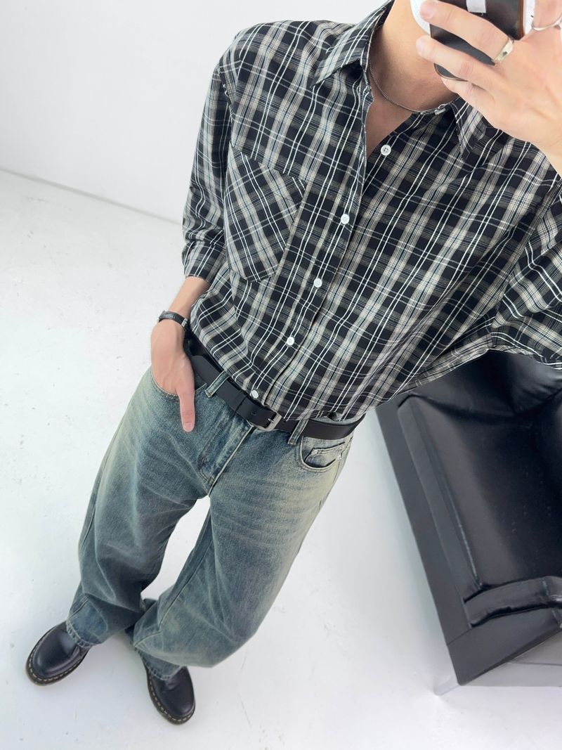 SP Check Standard Cotton Shirt (3C)