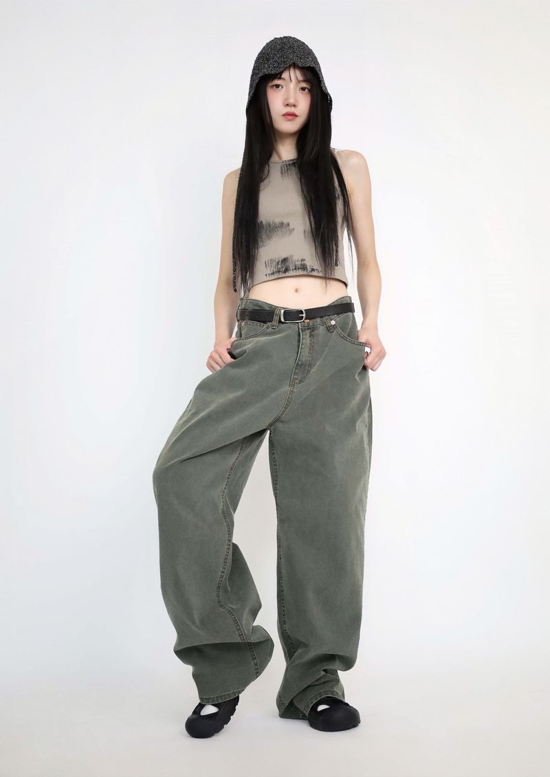 Bold Hue wide jeans
