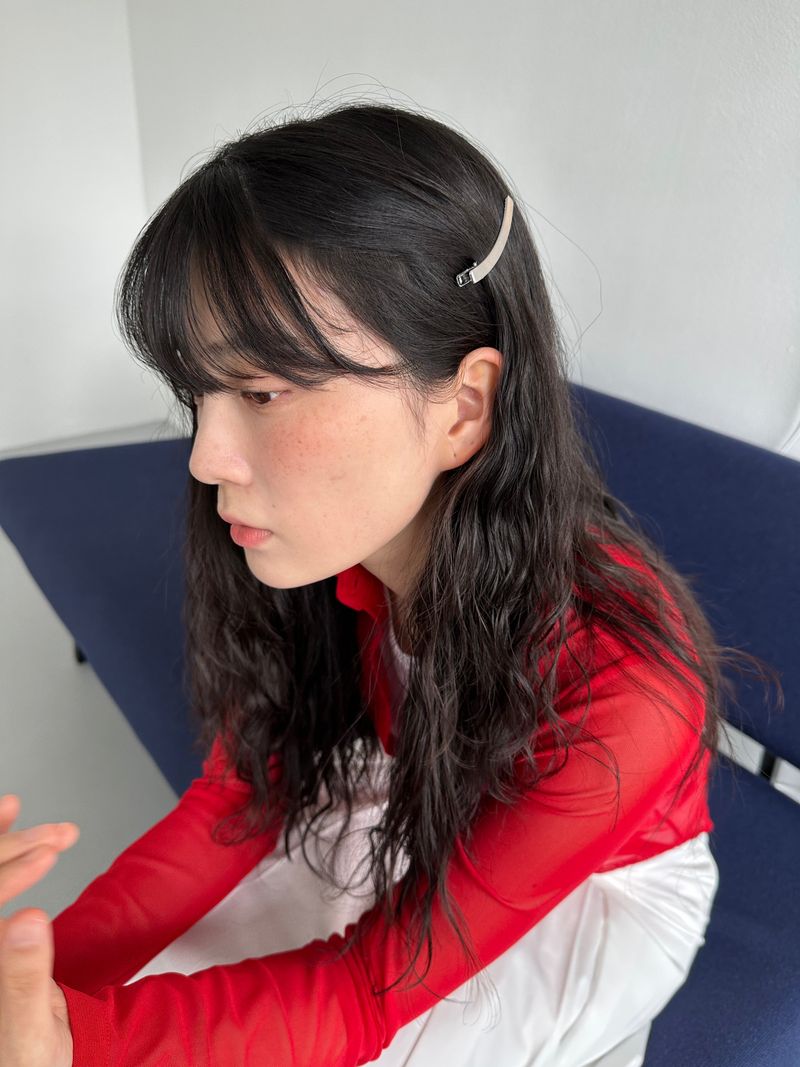 curve matt hair pin