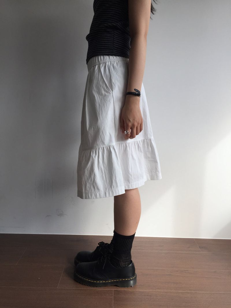 v midi skirt (3color) 