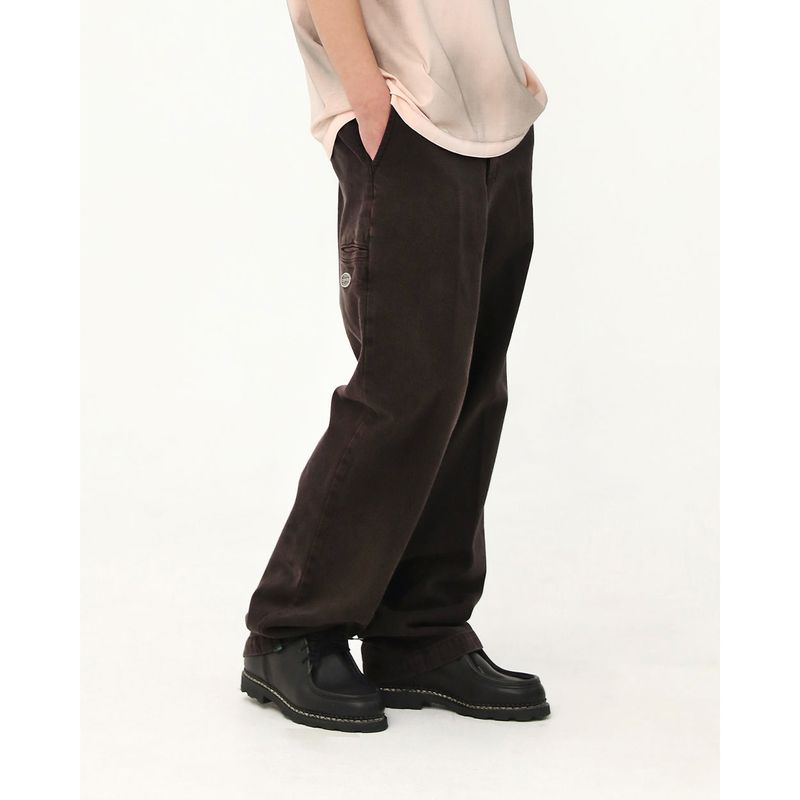 BROWN RELAXED FIT DENIM JEANS