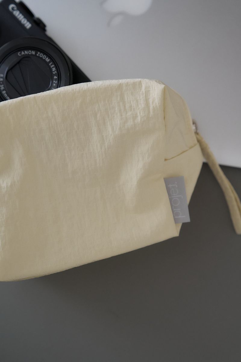 puff pouch (yellow_nylon)