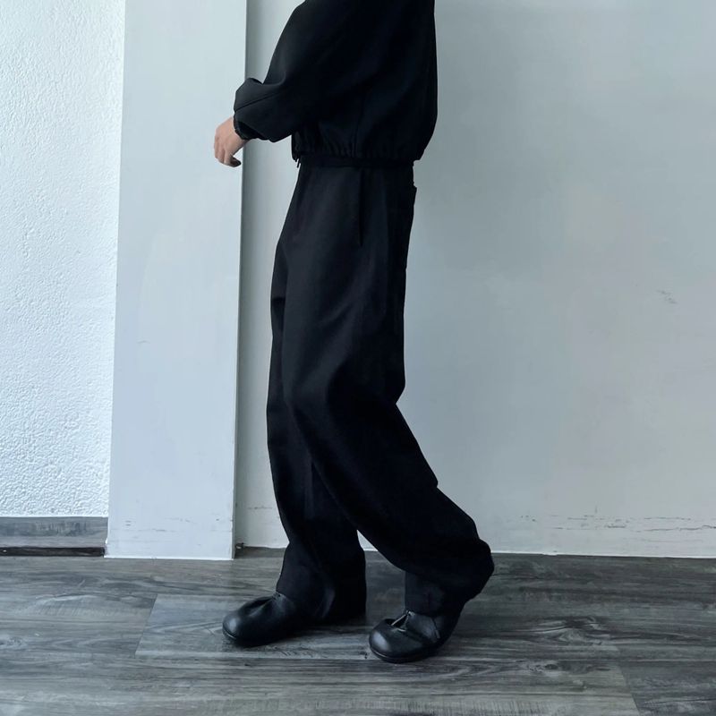 Panel Line Wide Trousers