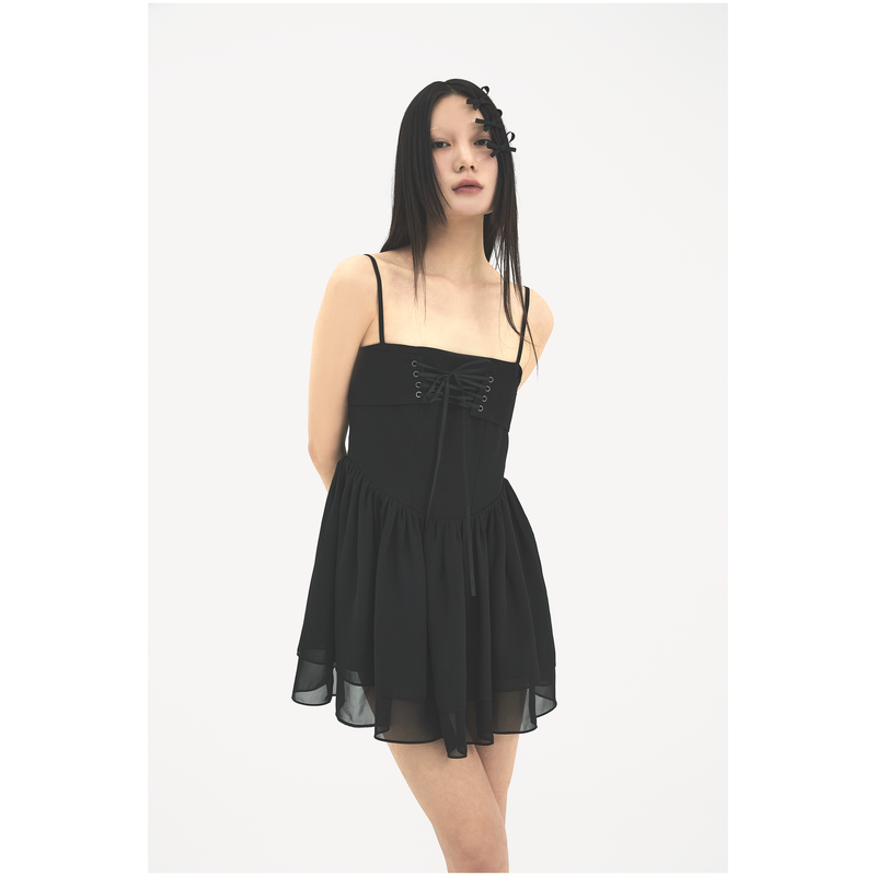 Bustier dress Black